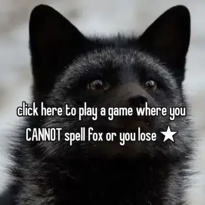 do NOT spell fox