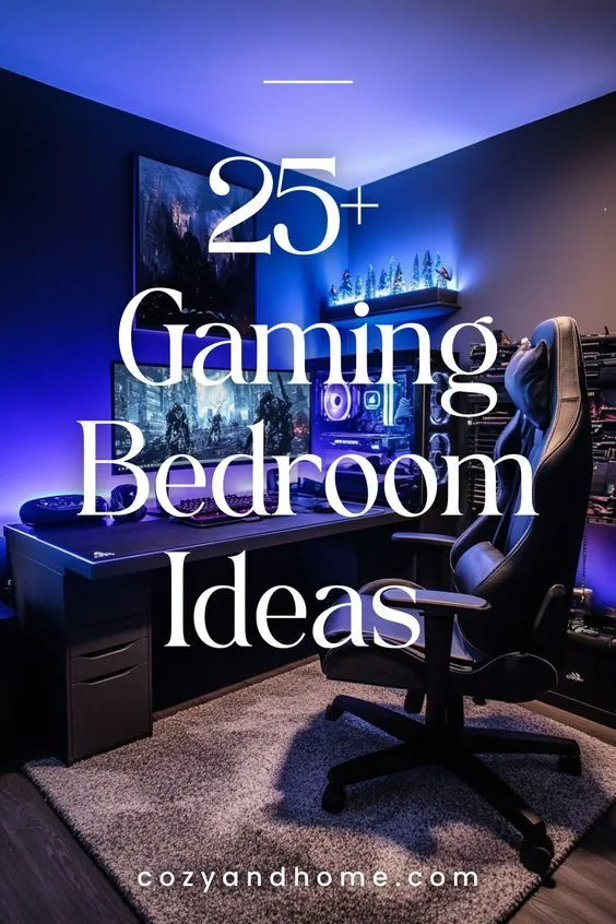 27 Must-See Gaming Bedroom Ideas 2025