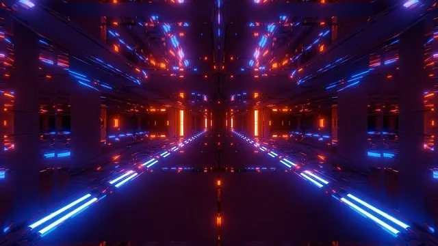 Free Futuristic Tunnel illustration and picture