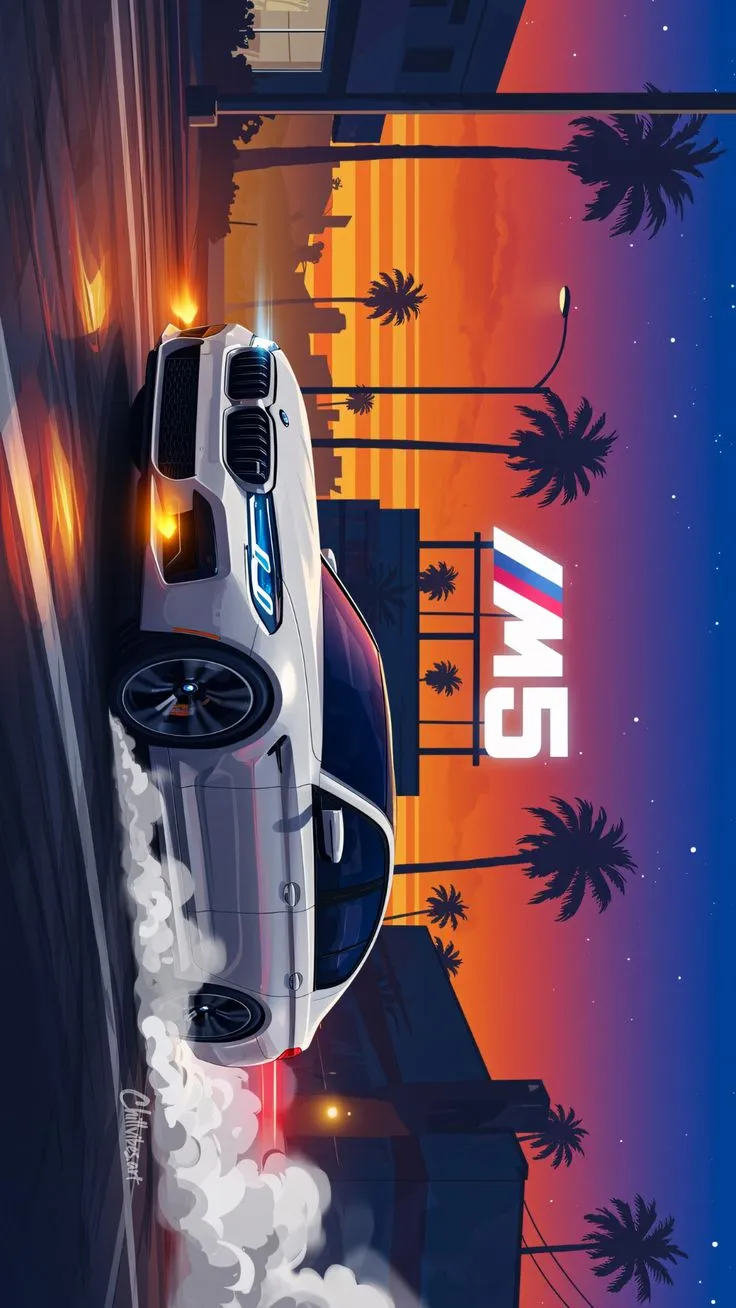 an illustration of a car flying through the air