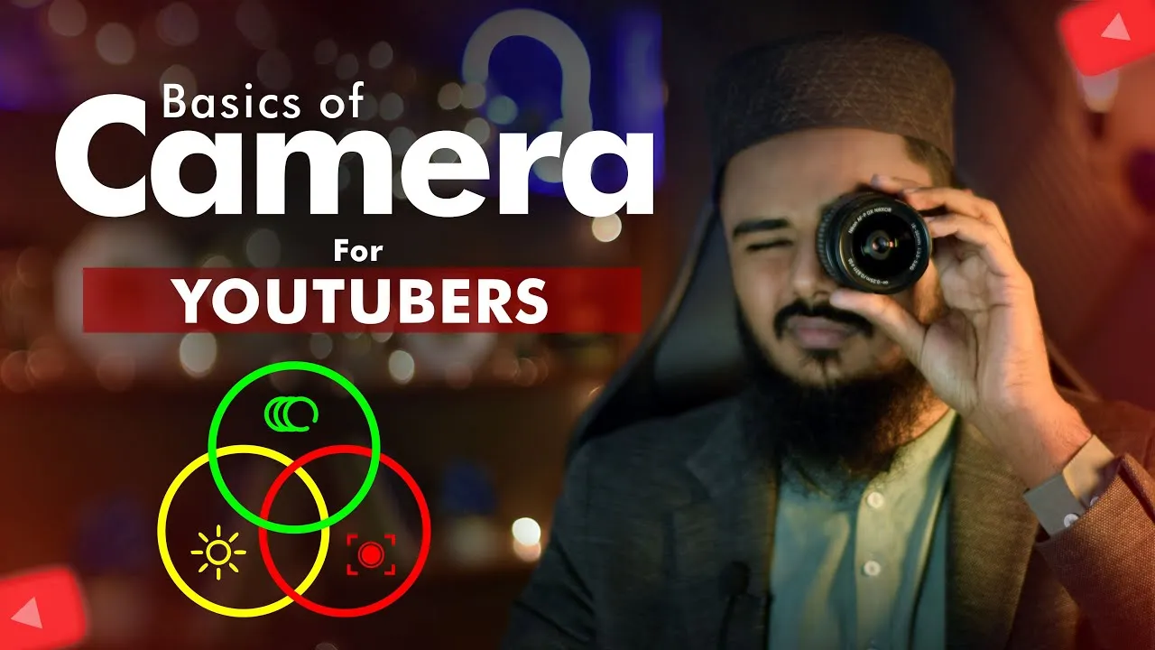 📸 Make Your Videos Look Professional | Camera Basics ISO, Shutter Speed, Aperture, Frame Rate, Lens