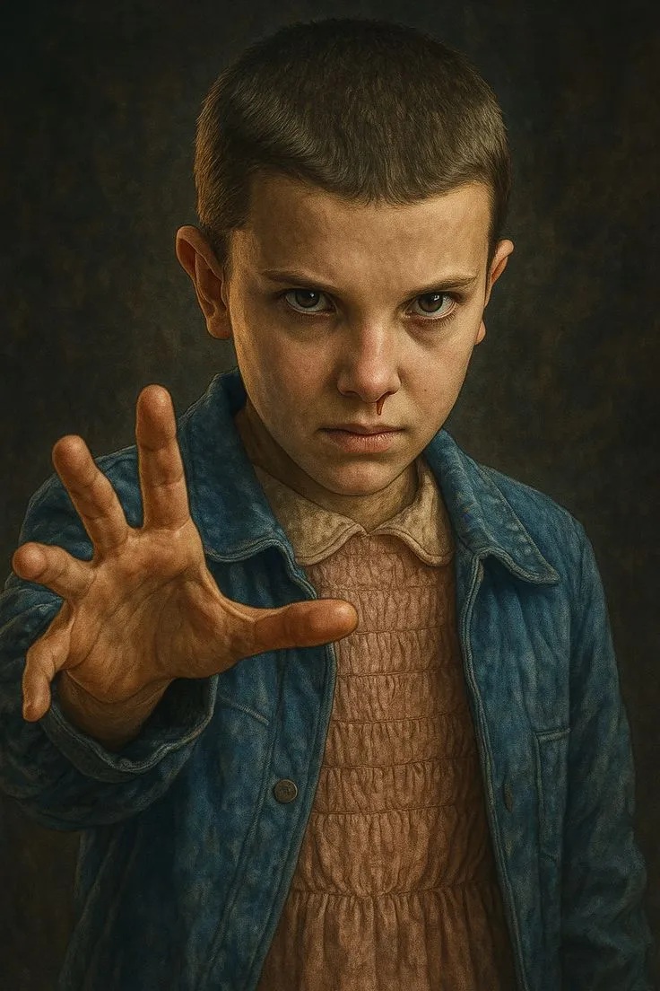 Eleven in stranger things