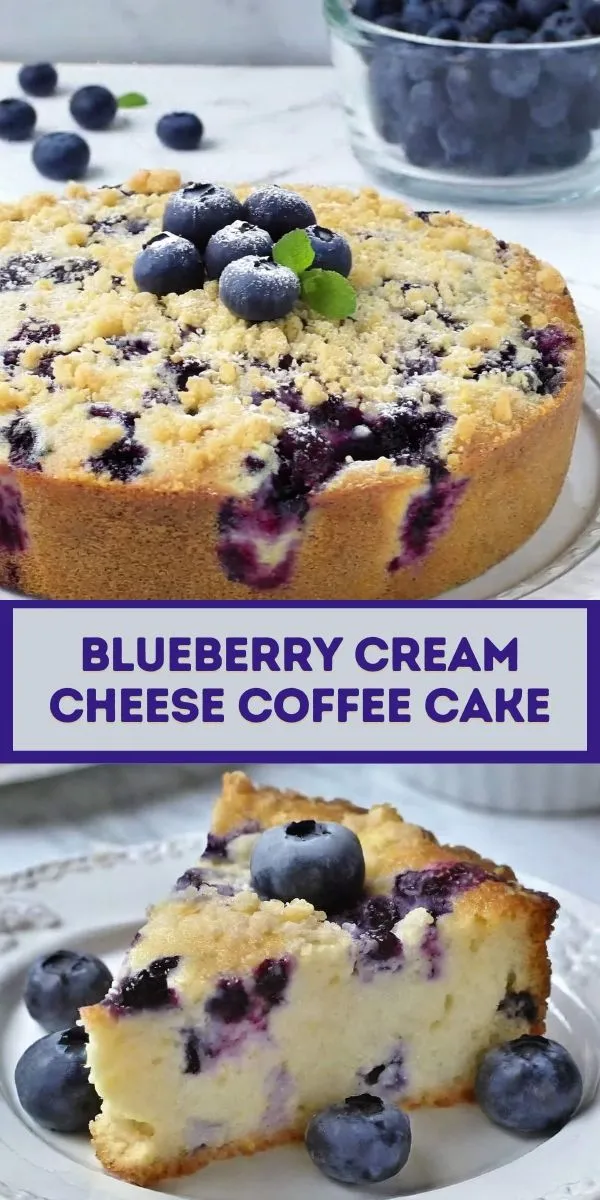 Blueberry Cream Cheese Coffee Cake