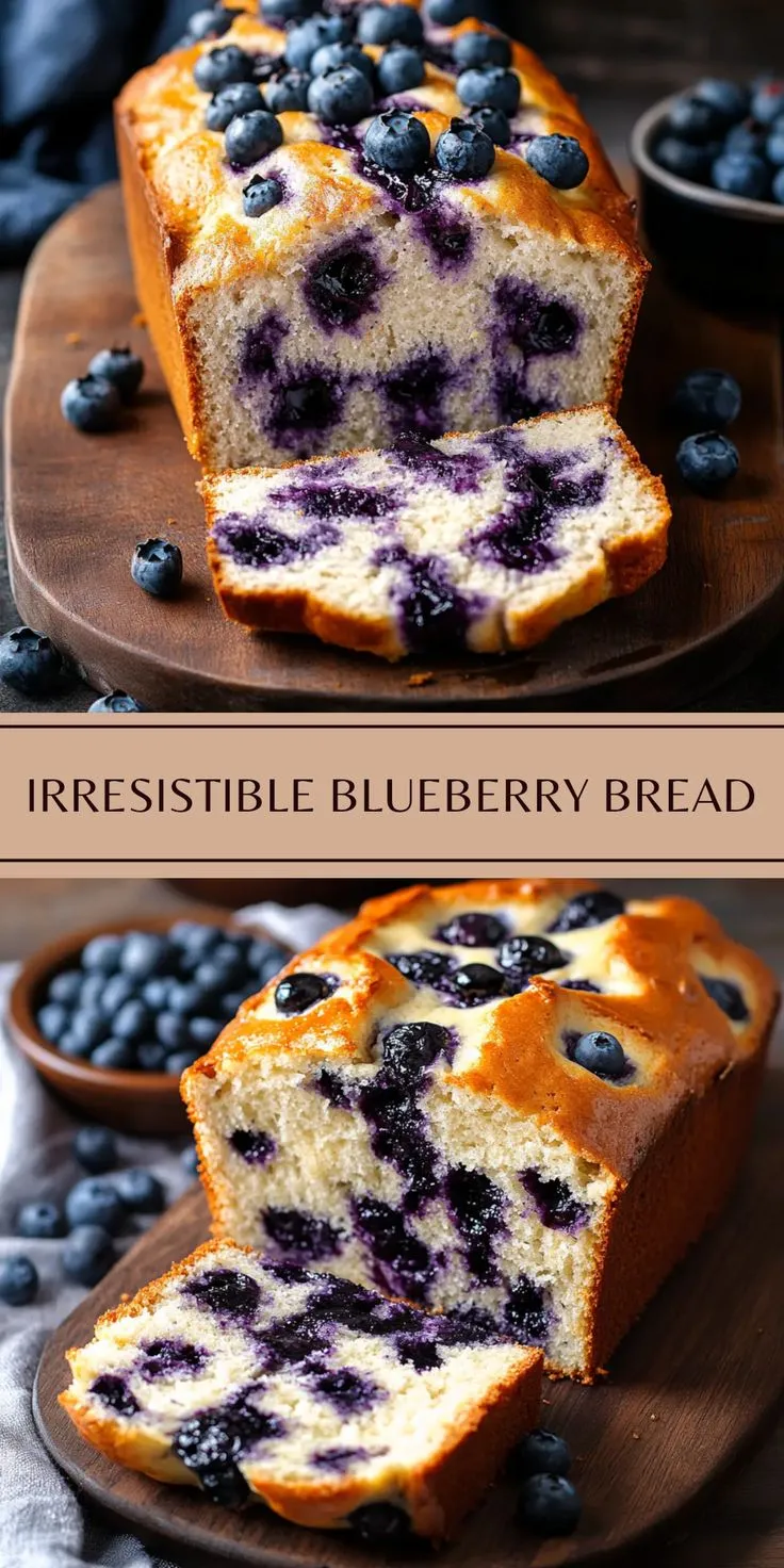 Make Irresistible Blueberry Cream Cheese Bread This Weekend