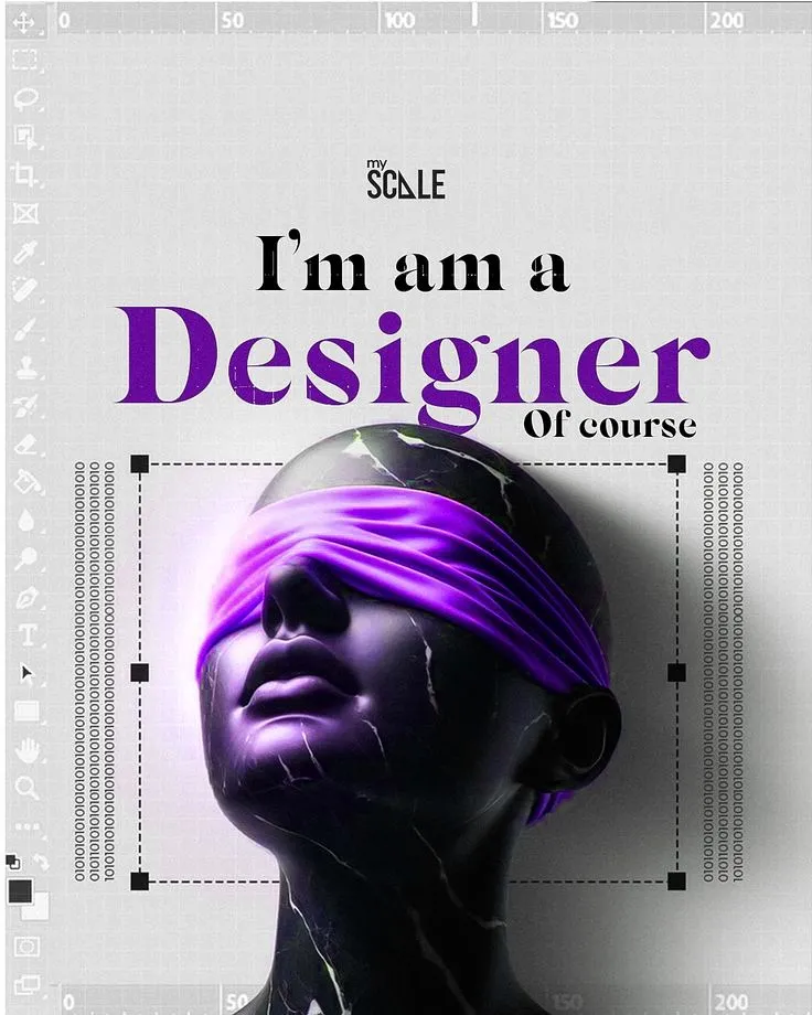 Designers will understand this struggle 😂Credit: @myscale.in 👌🏻#graphicdesign