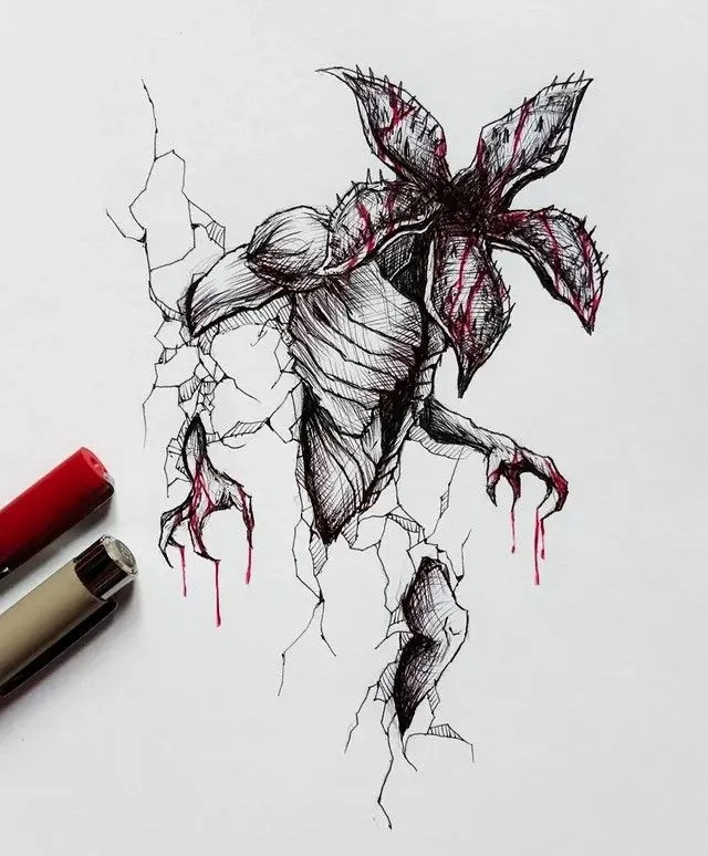 Desenho do stranger things