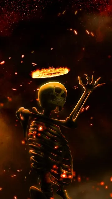 Free Skeleton Iphone Wallpaper photo and picture