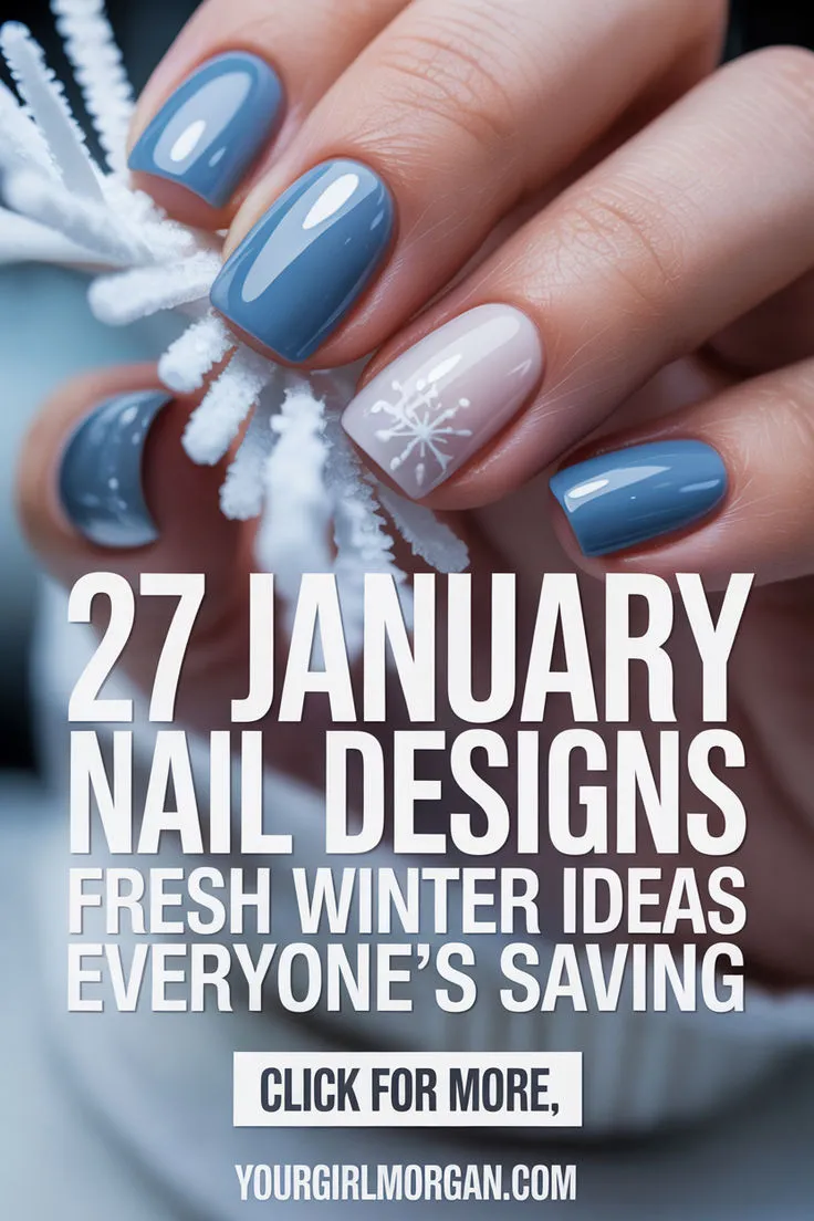 27 January Nail Designs: Fresh Winter Ideas Everyone’s Saving