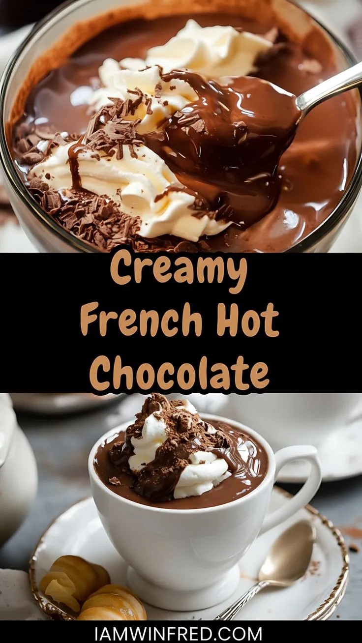 French Hot Chocolate - Holiday Drink Ideas