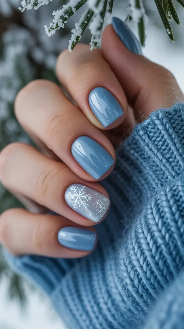 Trendy Blue Winter Nail Looks 2025–2026 — Stylish Blue Winter Nails & Seasonal Manicure Ideas