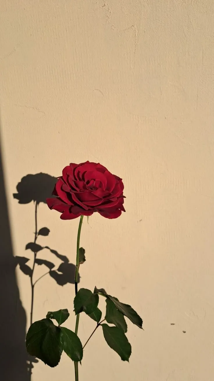 A Single Red Rose – Timeless Elegance in Simplicity