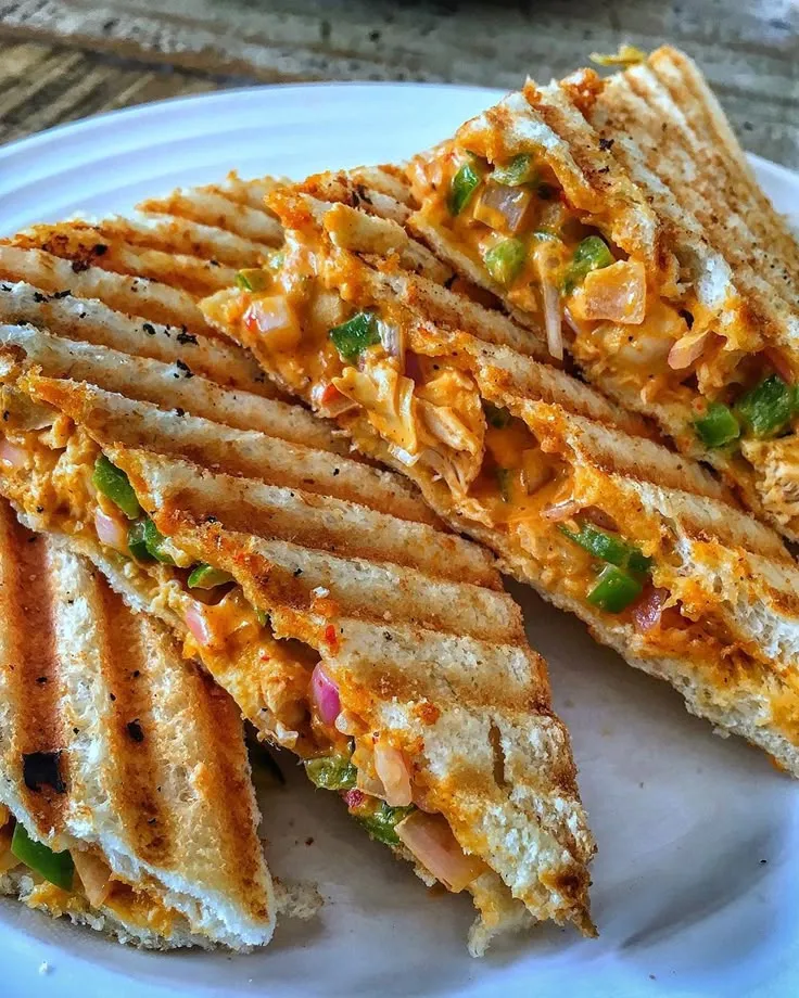 🧿Abhay Thakur on Instagram: “Grilled chicken tikka sandwich - breakfast done right!!!! Mwahaha... What are you having?! . . ⬇️ Tag a friend!!! ⬇️ I go through every…”
