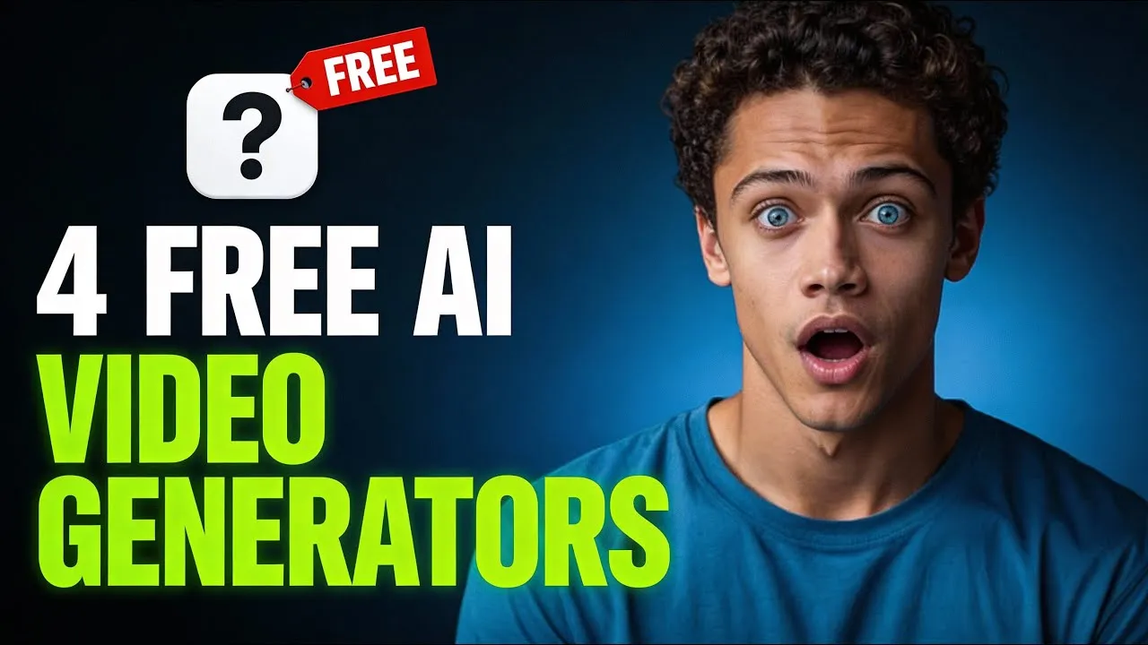The BEST 4 FREE AI Video Generators You NEED in 2026