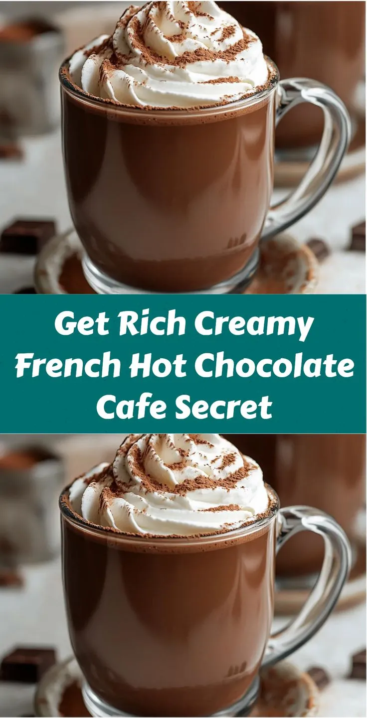 Get Rich Creamy French Hot Chocolate Cafe Secret