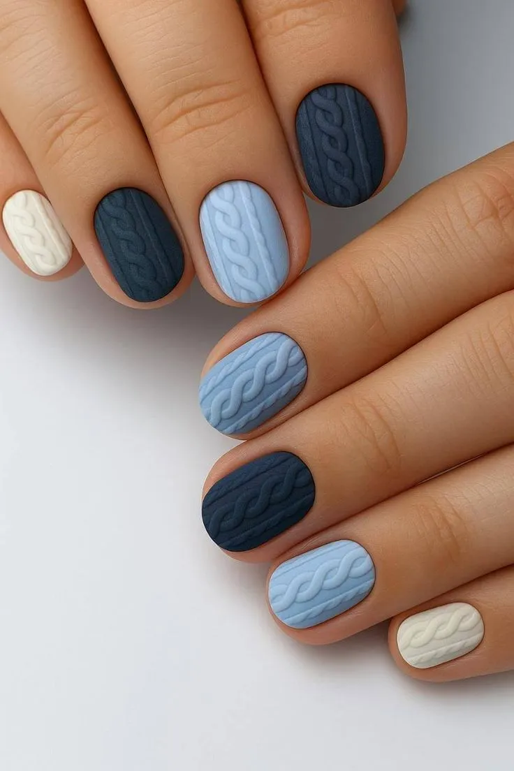 25+ Sweater Nail Ideas for Fall and Winter