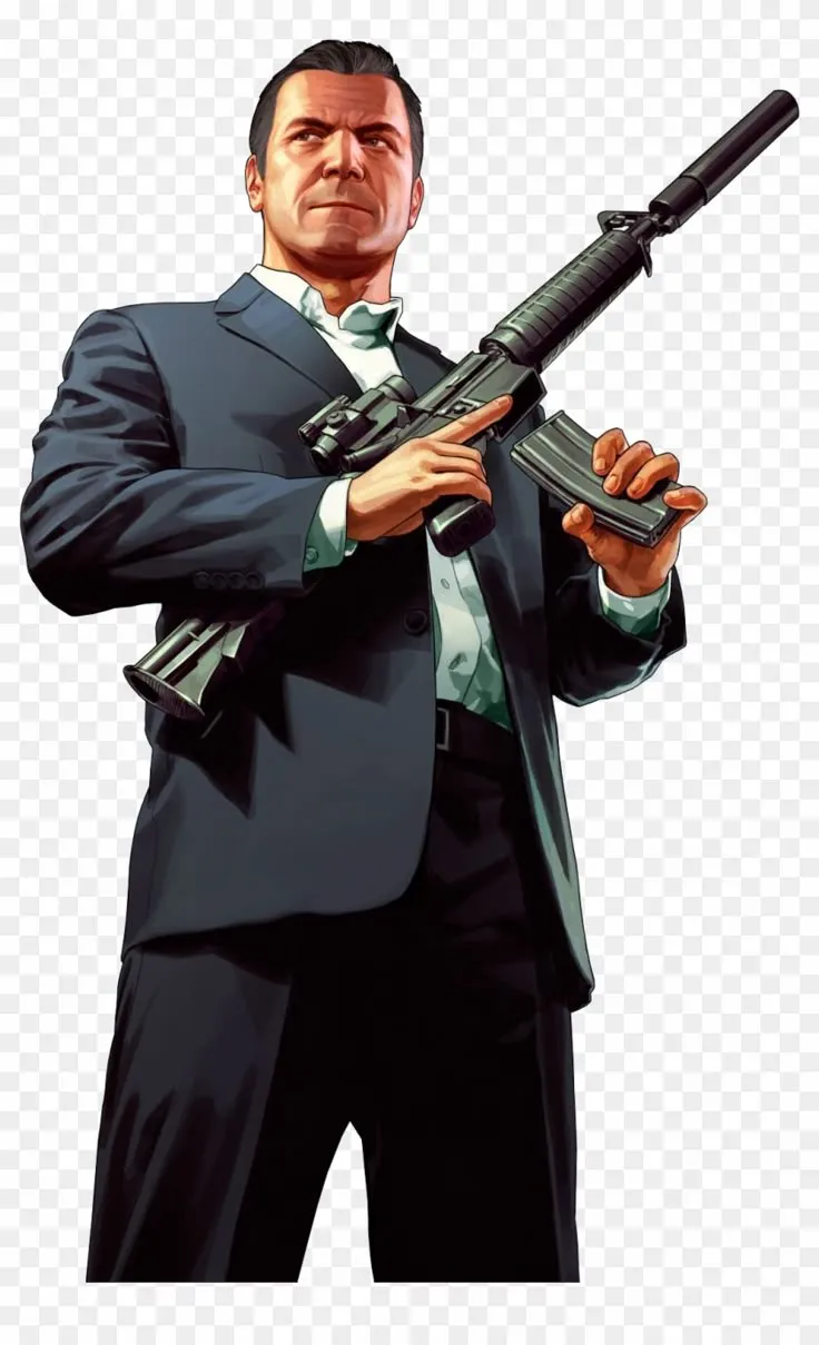 Michael Gta Png - Gta 5, Transparent Png(1062x1676) - PngFind