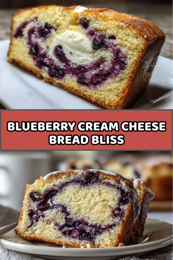Easy Blueberry Cream Cheese Bread: A Sweet & Tangy Delight!