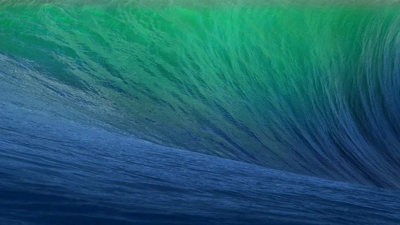 OS X Mavericks, Ocean Waves, Stock, 5K, Mac OS X