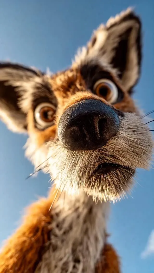 Smile  #funny #happy #animal #coyote