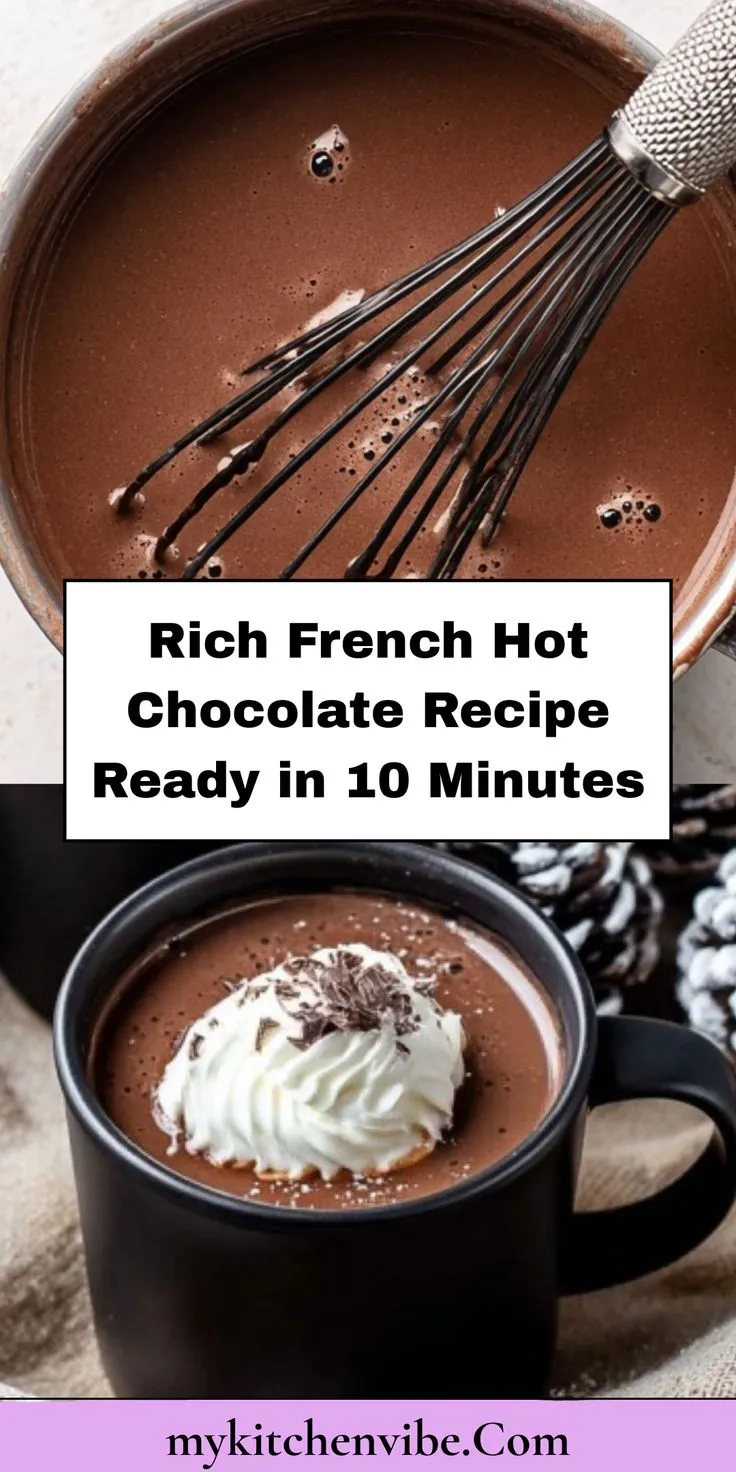 Rich French Hot Chocolate Recipe Ready in 10 Minutes