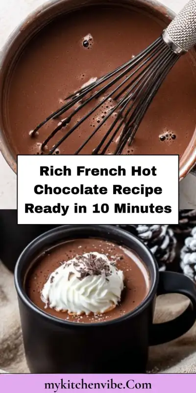 Rich French Hot Chocolate Recipe Ready in 10 Minutes