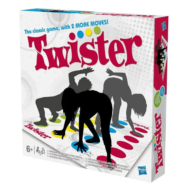 Twister con los bloques lógicos - Aprendiendo matemáticas