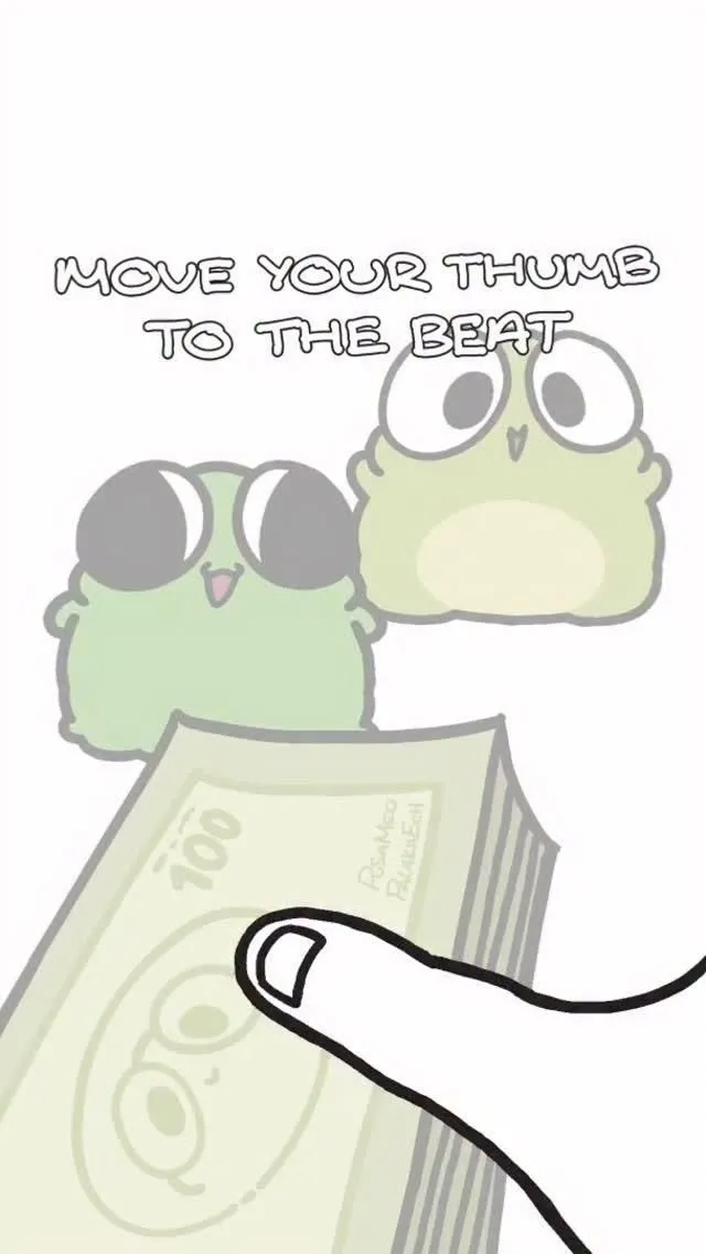 an image of a hand holding money with the words move your time to the beat