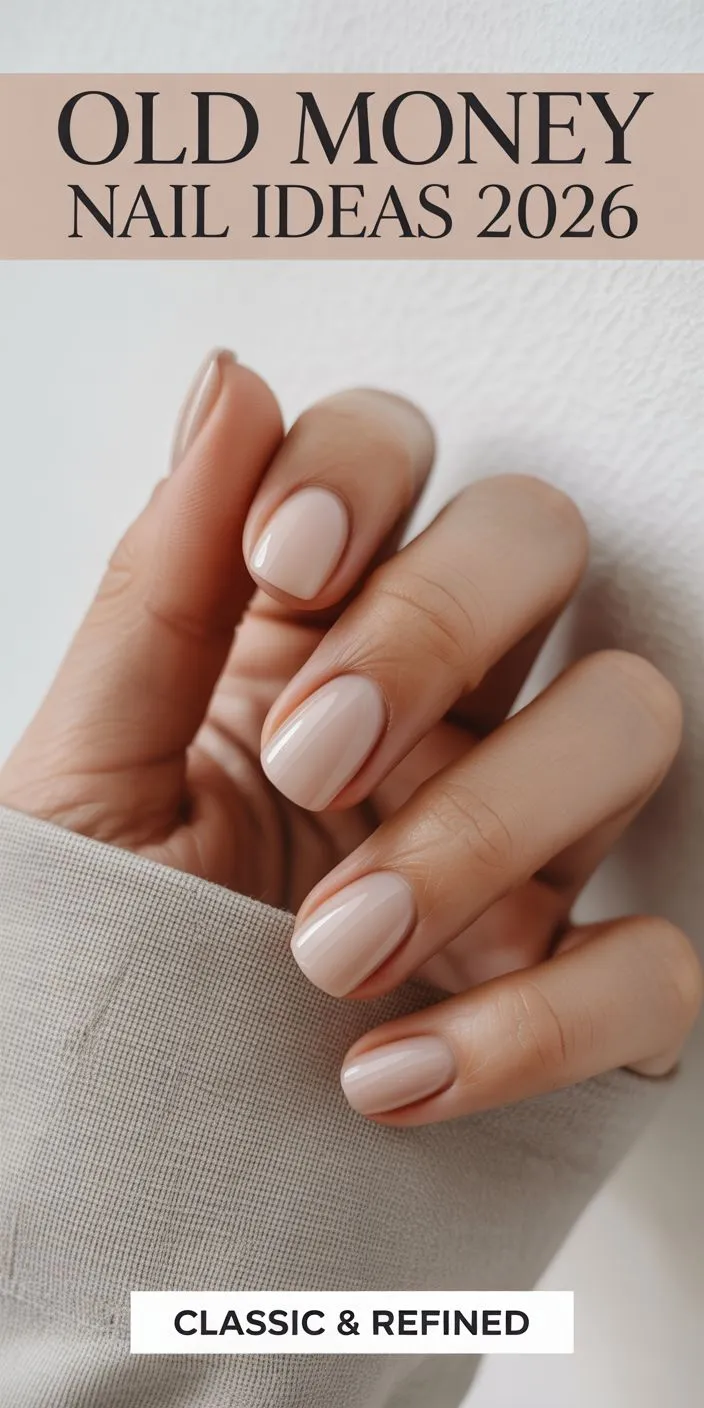 Old money nails 2026 short nails ideas for summer and spring with refined aesthetic
