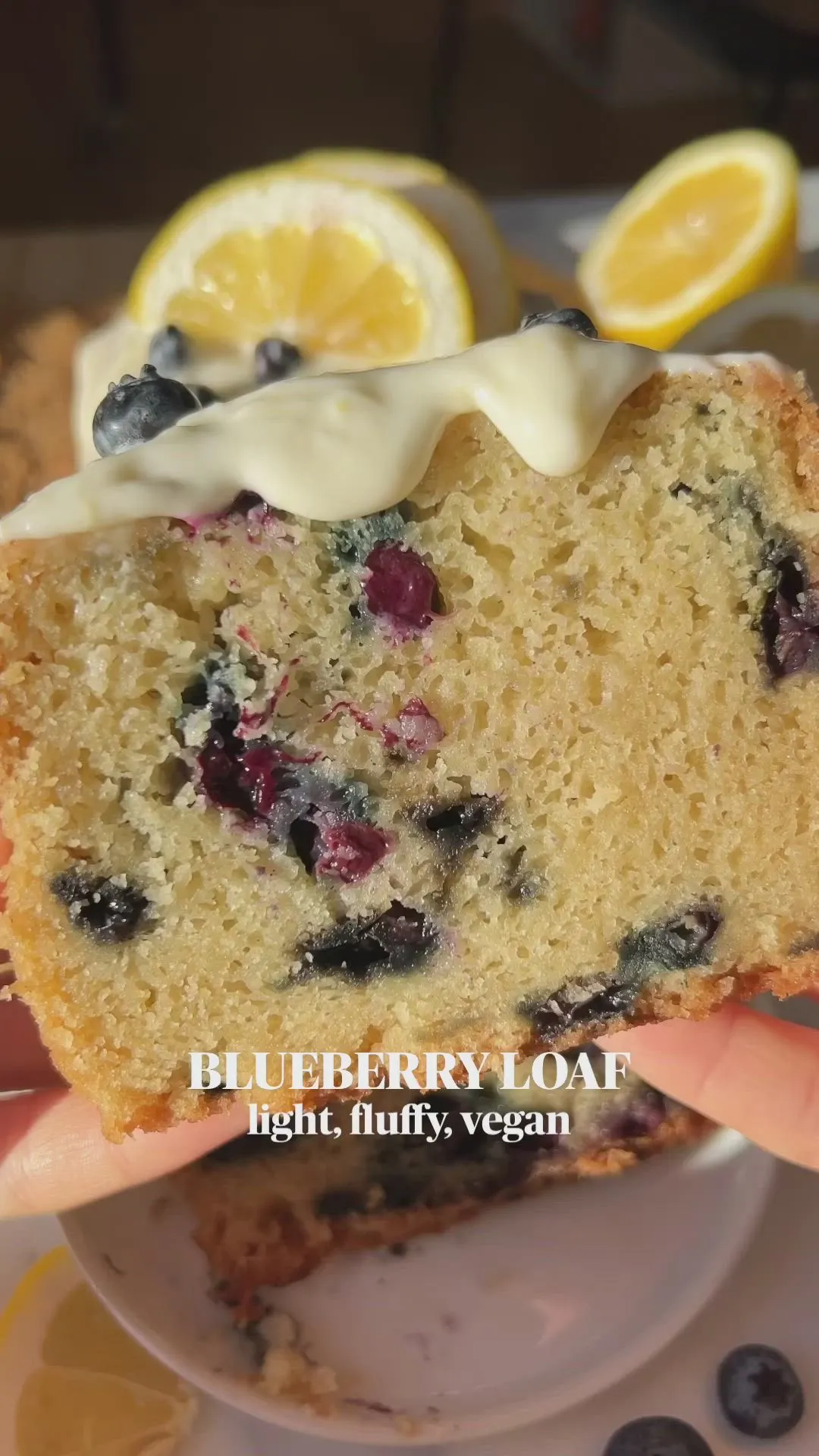 Vegan Blueberry Loaf