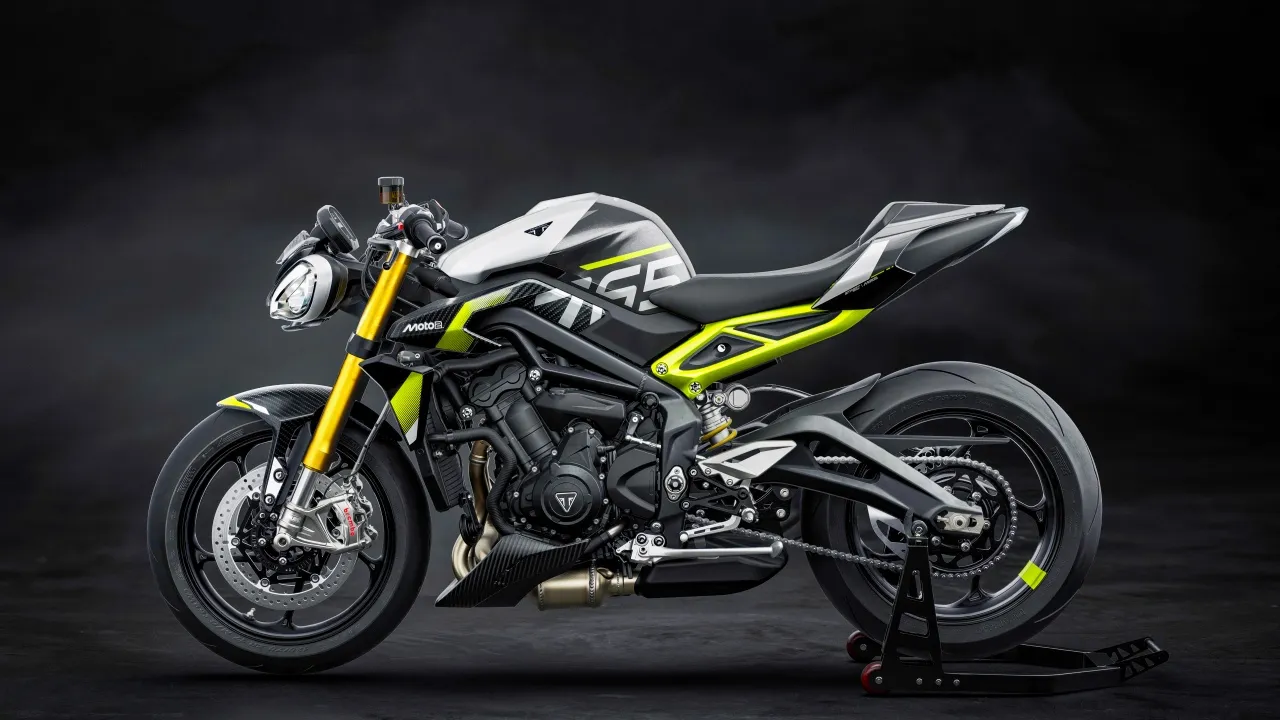 Triumph Street Triple 765 Moto2 Edition, 2026, Dark background