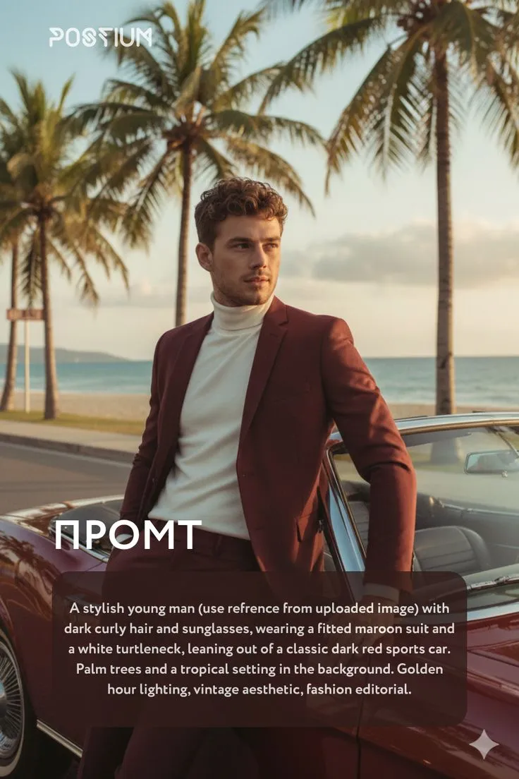 Промт для фото с машиной