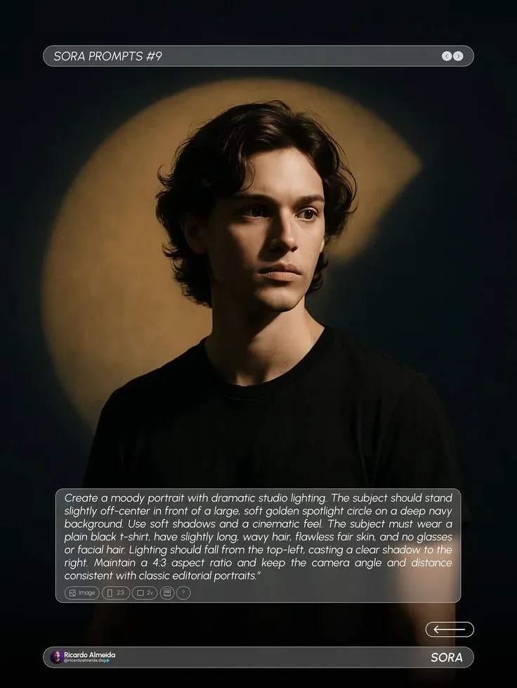 Parte 9 de prompts de imagens da comunidade do Sora.#chatgpt4 #ia #dsgn #conteudo #ui #ux #figma #figmadesigner #figmadesign #sora