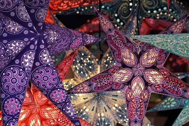 Free Stars Christmas photo and picture