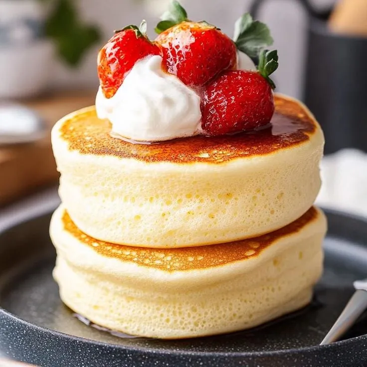 The Best Recipe for Fluffy Japanese Soufflé Pancakes - Light, Airy, and Irresistible Download.