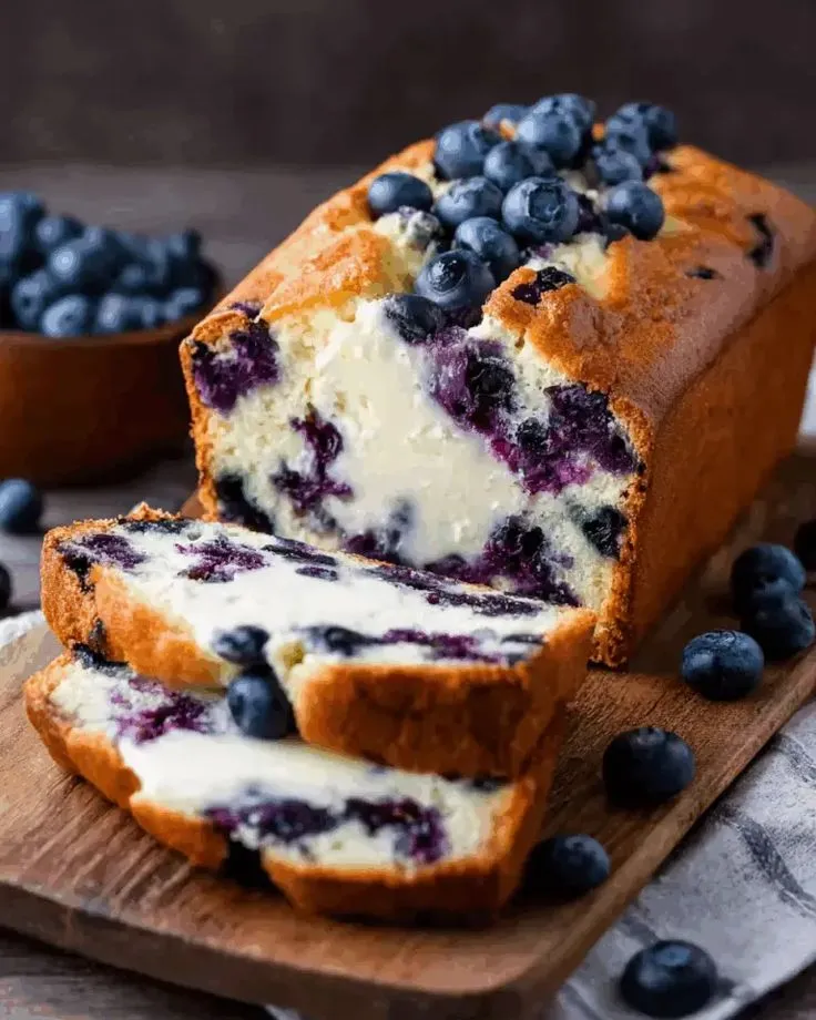 Blueberry Cream Cheese Bread