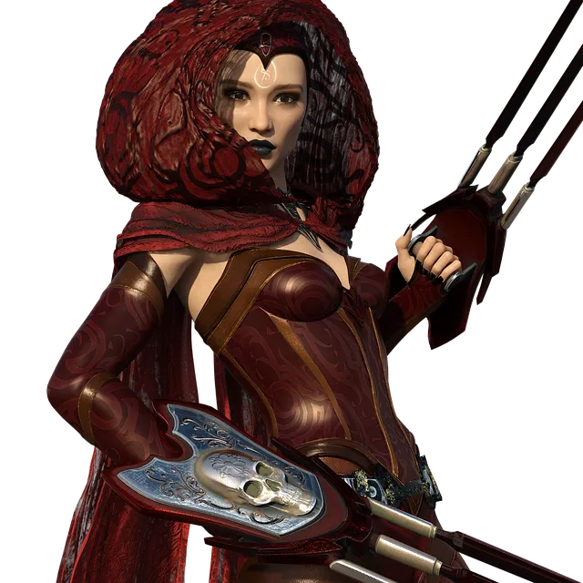 Free Woman Warrior illustration and picture