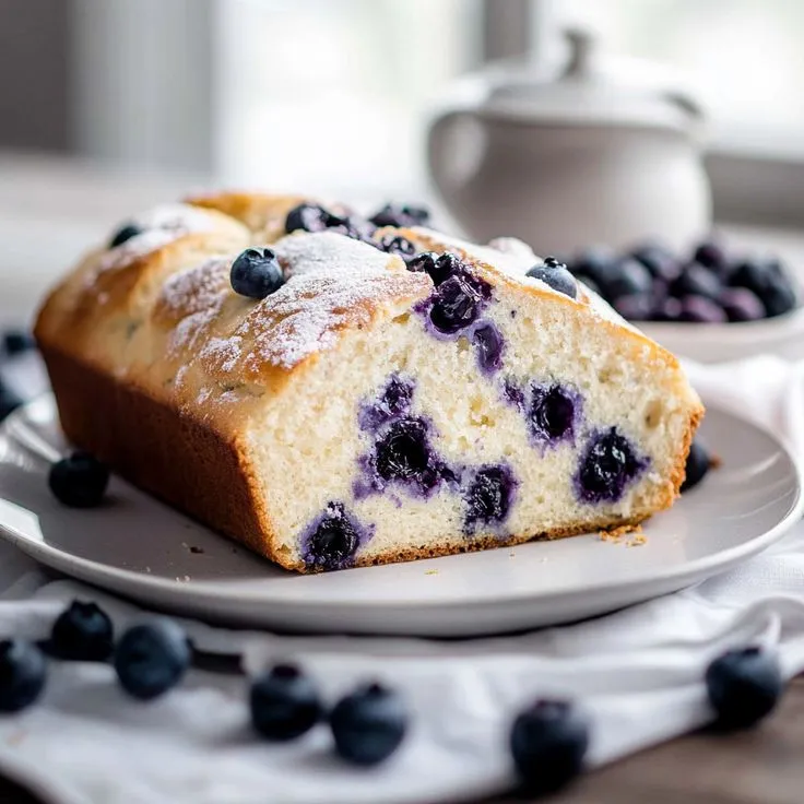Blueberry Cream Cheese Bread