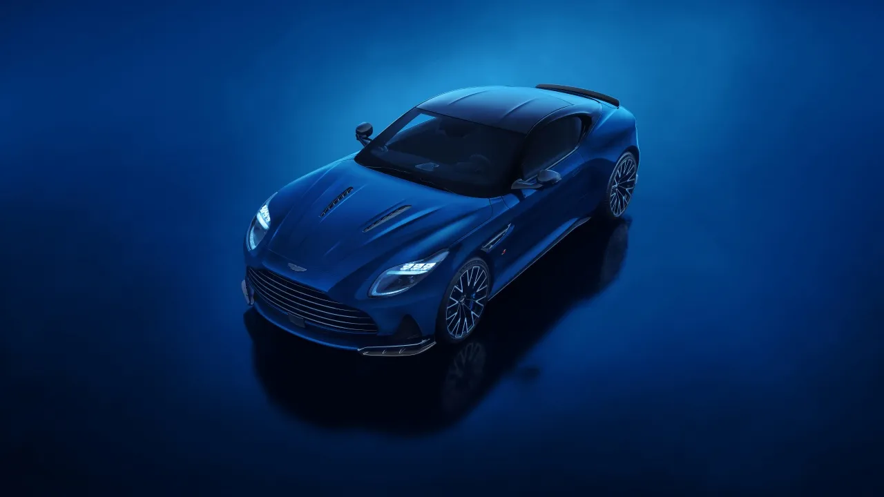 Aston Martin DB12 S, 8K, 2025, 5K, Blue aesthetic, Blue car, Super tourer