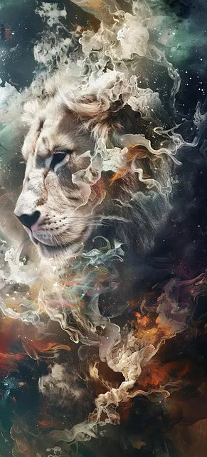 Free Ai Generated Lion illustration and picture