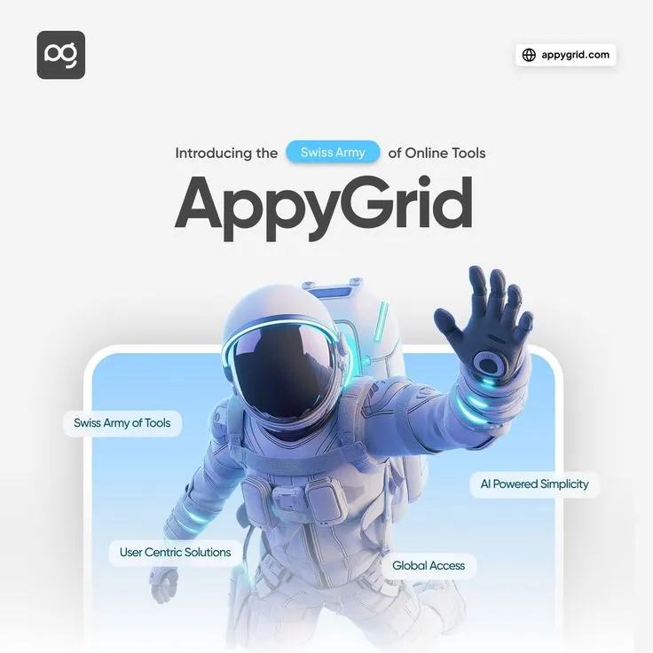 ✨ Meet AppyGrid — your new productivity companion! Why juggle 10 websites when you can have 500+ free tools in one place? 🌍  🔹 SEO Tools 🔹 Text Utilities 🔹 Image Editors 🔹 Developer Tools &amp; more  💡 Built for YOU: students, creators, businesses &amp; d
