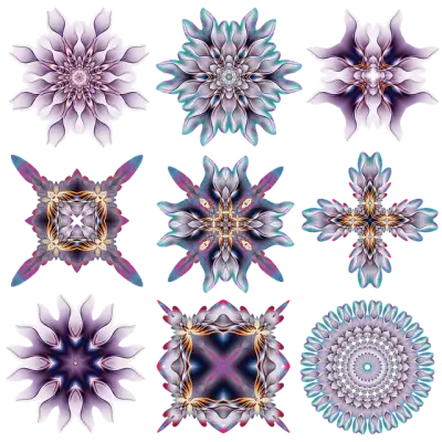 Free Floral Pattern Geometric Art illustration and picture