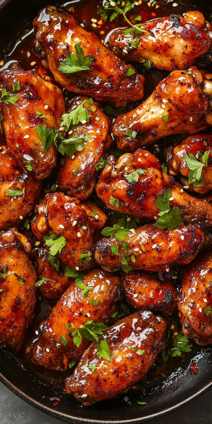 Sweet and Spicy Chicken Wings
