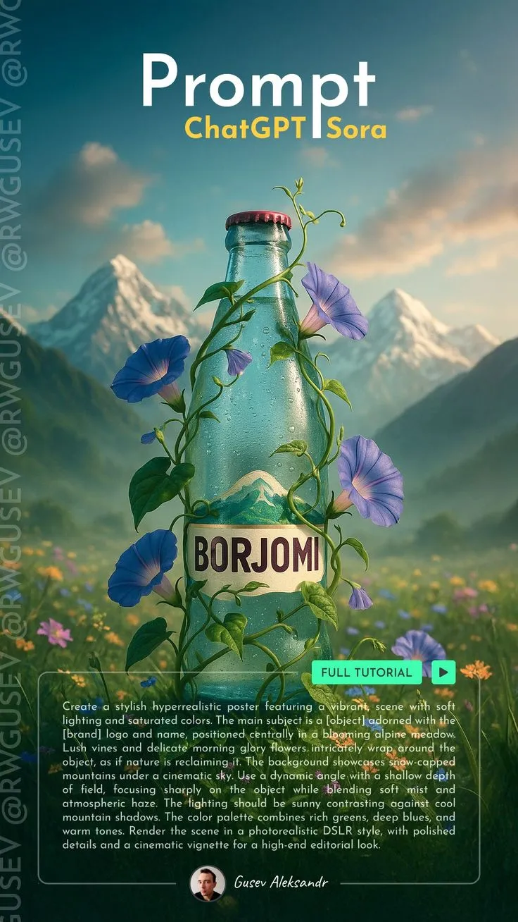 Enchanting Brand Fusion with Nature | ChatGPT & Sora