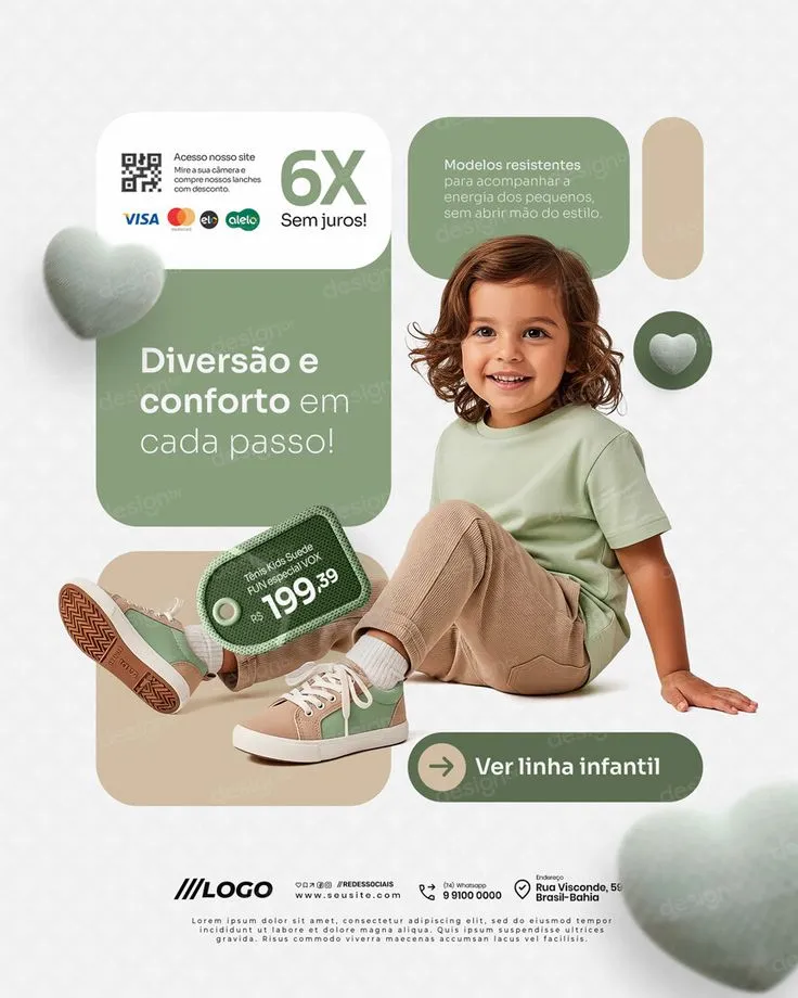 Loja de Calçados Social Media PSD Editável