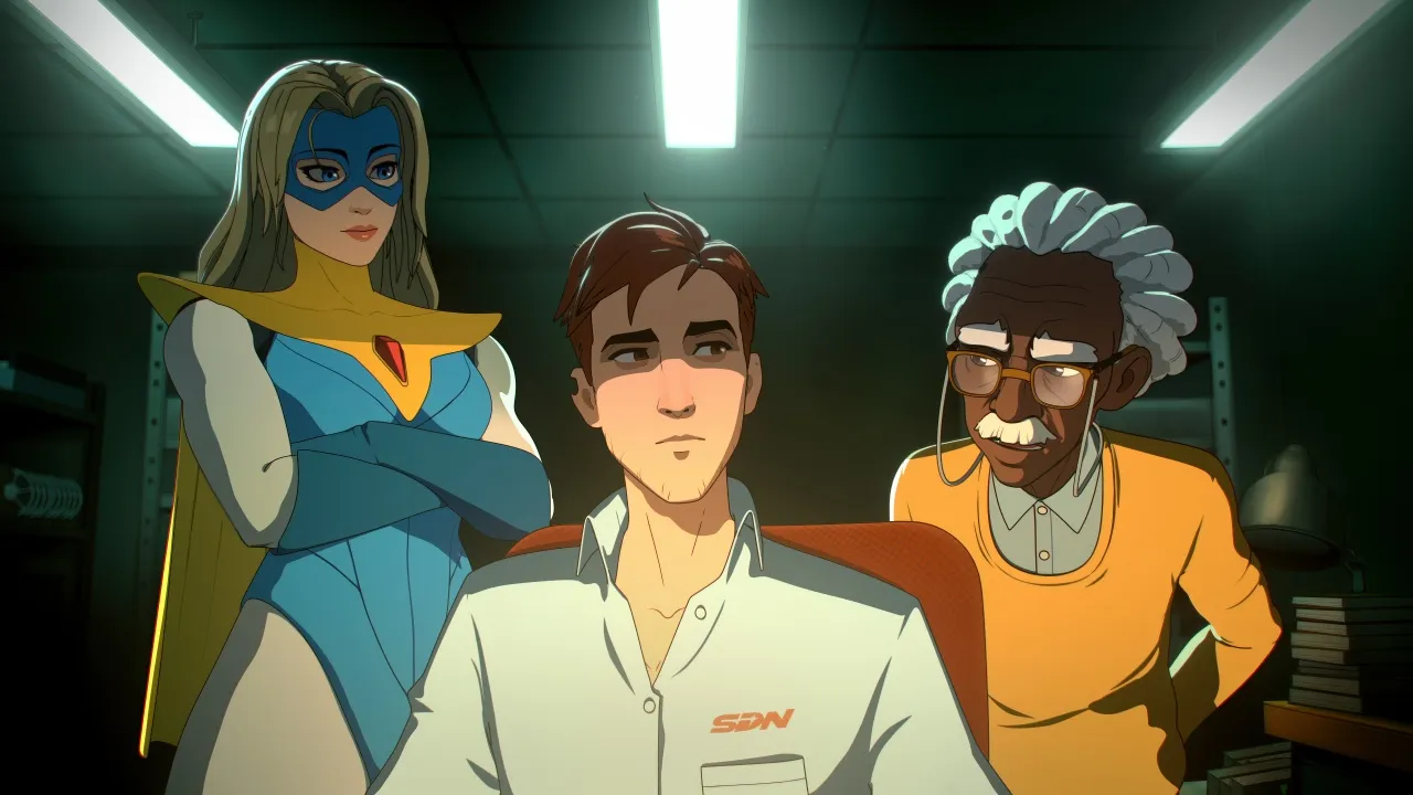 Dispatch, Superheroes, 2025 Games, Blonde Blazer, Robert Robertson (Mecha Man)