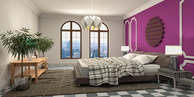 Free Interior Design Bedroom illustration and picture