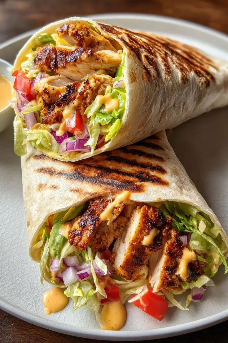 Chicken Shawarma with Creamy Garlic Sauce