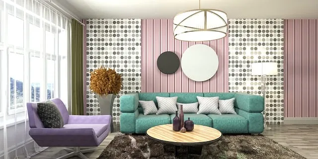 Free Living Room Interior Design illustration and picture