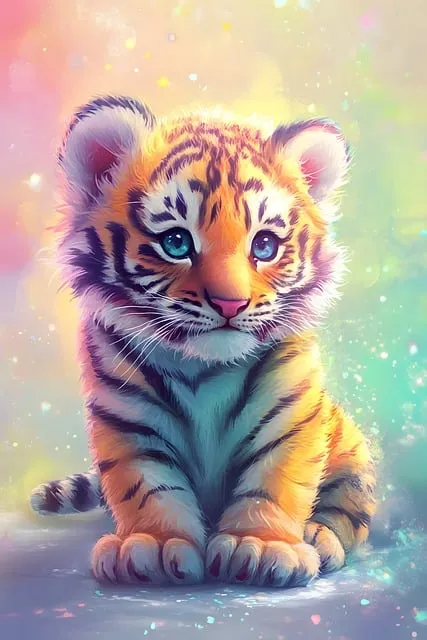 Free Tiger Puppy illustration and picture
