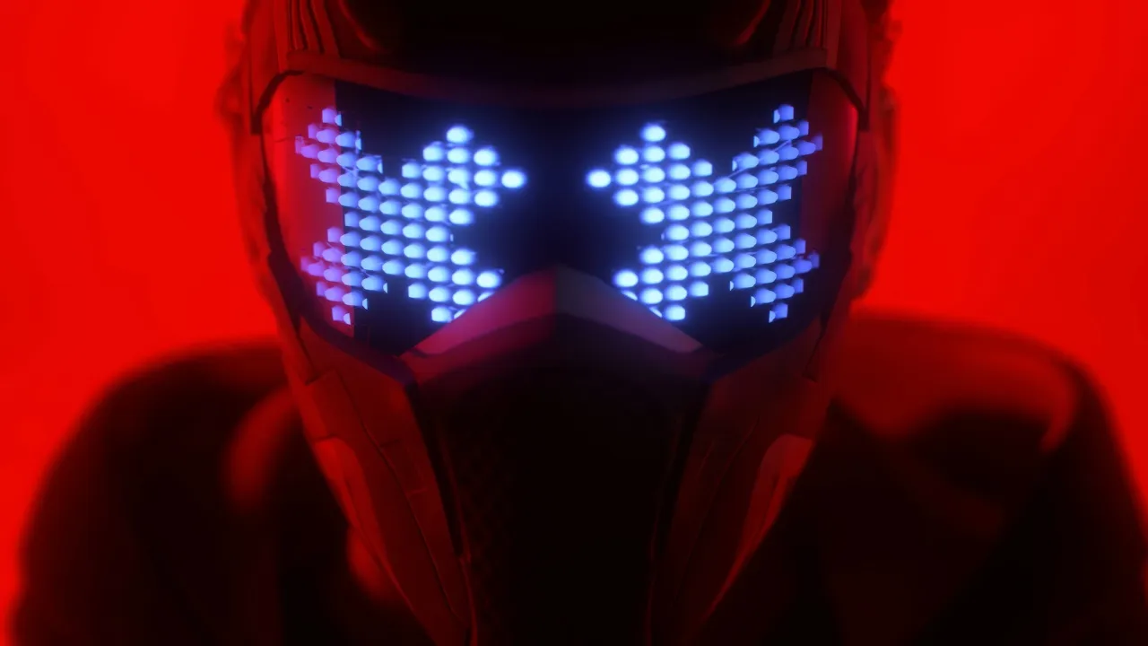 The Finals, LED mask, Red background, Online games